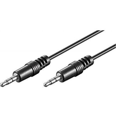 Ewent EC1606 - 2m Schwarzes Audiokabel - Audio Typ Ewent EC1606 - 2m Schwarzes Audiokabel - Audio Typ