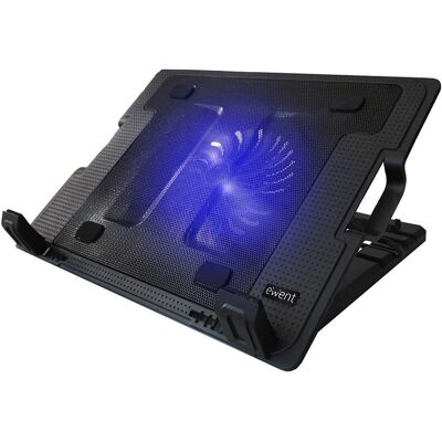 Base de Refrigeração para Notebook Ewent EW1258 - 17" - Preto Base de Refrigeração para Notebook Ewent EW1258 - 17" - Preto