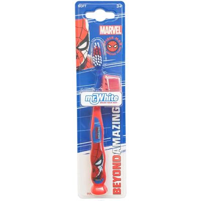 Marvel Spiderman Kids Soft Toothbrush - Hygienic & Fun Marvel Spiderman Kids Soft Toothbrush - Hygienic & Fun