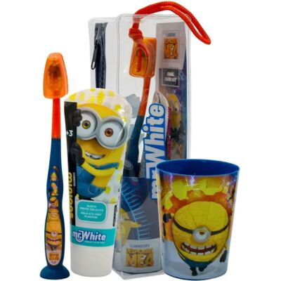 Σετ οδοντόβουρτσας Minions - Για παιδιά 3+ - Διασκεδαστικό σχέδιο Σετ οδοντόβουρτσας Minions - Για παιδιά 3+ - Διασκεδαστικό σχέδιο