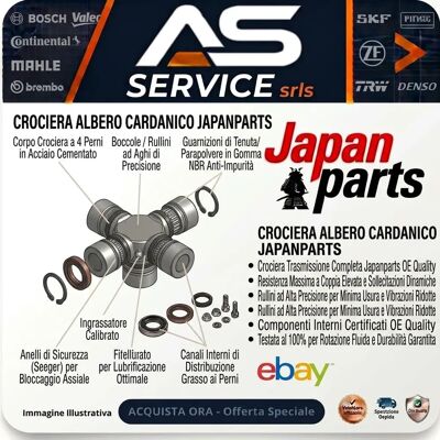 JAPANPARTS JO-101 Drivakselledd JAPANPARTS JO-101 Drivakselledd