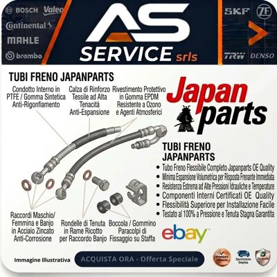 Japanparts Tf-803 Flexible de frein - Brake Hose Japanparts Tf-803 Flexible de frein - Brake Hose