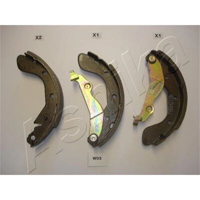 Ashika Modell 55-W0-003 Hinterbremsschuhe Satz - Bremssystem TRW Ashika Modell 55-W0-003 Hinterbremsschuhe Satz - Bremssystem TRW