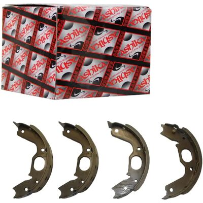 Ashika MB618914, MB618915, MB618916, MN102640, MR178827 - Bremsbackensatz für Mitsubishi Pajero Hinterachse Ashika MB618914, MB618915, MB618916, MN102640, MR178827 - Bremsbackensatz für Mitsubishi Pajero Hinterachse