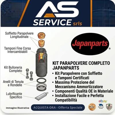 JAPANPARTS KB-A18 Sada ochrany tlumiče JAPANPARTS KB-A18 Sada ochrany tlumiče