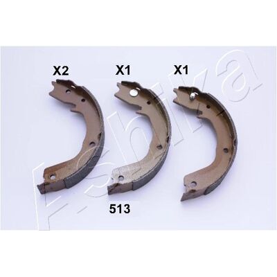 Ashika MN102645 Bremsbackensatz - Für Mitsubishi Pajero Ashika MN102645 Bremsbackensatz - Für Mitsubishi Pajero