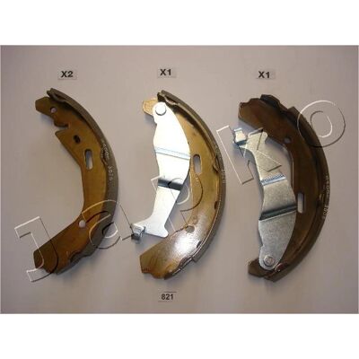 JAPKO 55821 Bakre bromsbackar - Bromsbackar JAPKO 55821 Bakre bromsbackar - Bromsbackar