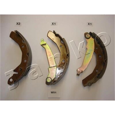 Japko Bakhjul Bremseklosett 180mm - Sett Japko Bakhjul Bremseklosett 180mm - Sett