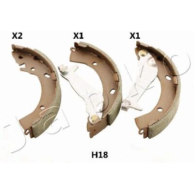 JAPKO 55H18 Plăcuțe de frână pentru Hyundai i20, i10, Getz, Kia Rio - Plăcuțe de frână JAPKO 55H18 Plăcuțe de frână pentru Hyundai i20, i10, Getz, Kia Rio - Plăcuțe de frână