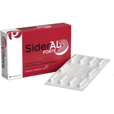 PHARMANUTRA SPA Sideral Forte - Integratore di Ferro e Vitamina C - 20 Capsule PHARMANUTRA SPA Sideral Forte - Integratore di Ferro e Vitamina C - 20 Capsule