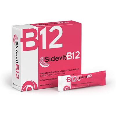 Pharmanutra Sidevit B12 - 20 Stick - Integratore alimentare - Supporta energia e riduce affaticamento Pharmanutra Sidevit B12 - 20 Stick - Integratore alimentare - Supporta energia e riduce affaticamento
