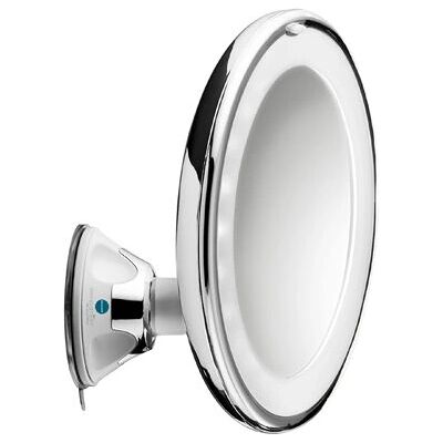 Macom 224 Chrom Weiß Make-up-Spiegel - 10X LED, Verstellbar Macom 224 Chrom Weiß Make-up-Spiegel - 10X LED, Verstellbar