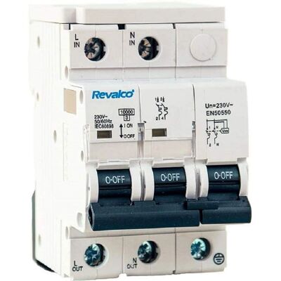 Revalco 2-pol Überspannungsschutz 40A 275V Revalco 2-pol Überspannungsschutz 40A 275V