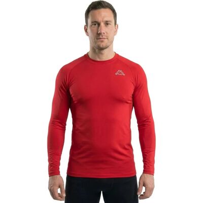Camiseta de Manga Larga Roja Kappa Vurbat - Ropa Deportiva Camiseta de Manga Larga Roja Kappa Vurbat - Ropa Deportiva