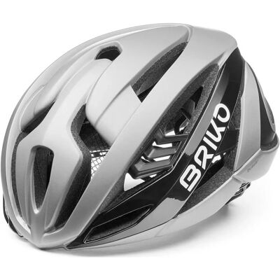 Briko Quasar Argento/Nero M 2022 - Casco da bici Briko Quasar Argento/Nero M 2022 - Casco da bici