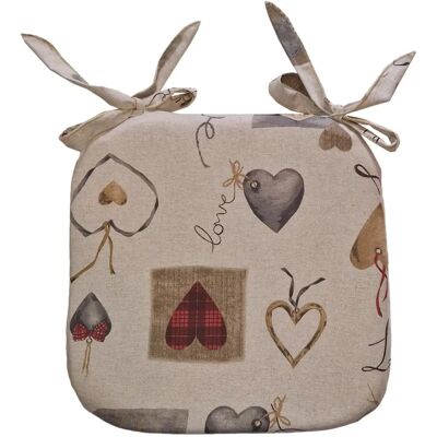 Generic - Coprisedia - Cuori Provenza - Ecru 40x40 - Coprisedia Generic - Coprisedia - Cuori Provenza - Ecru 40x40 - Coprisedia