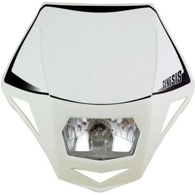 Plaque phare blanche RACETECH Genesis - Headlight Plate - Publicité Plaque phare blanche RACETECH Genesis - Headlight Plate - Publicité