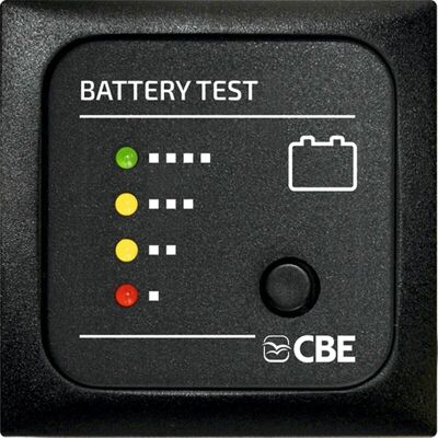 CBE Testpanel for 12V Batteri - Batterivisning CBE Testpanel for 12V Batteri - Batterivisning