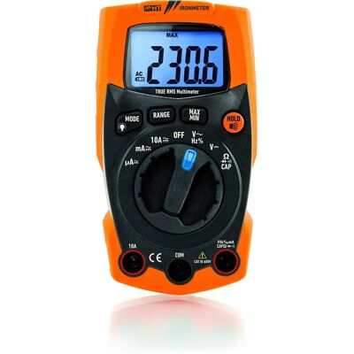 Multimètre HT Instruments IRONMETER - Numérique Portable TRMS 600V CAT III - Publicité Multimètre HT Instruments IRONMETER - Numérique Portable TRMS 600V CAT III - Publicité