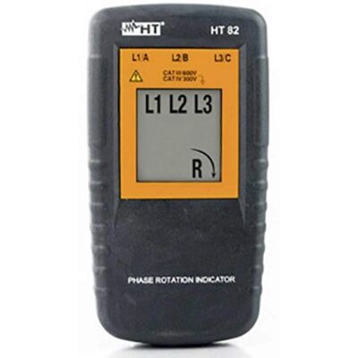 HT Instruments HT82 Fasesequentiemeter - CAT III 600V HT Instruments HT82 Fasesequentiemeter - CAT III 600V