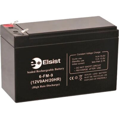 Elsist BT009R - Batterie Plomb Acidée Étanche 12V 9Ah - Accessoire UPS - Publicité Elsist BT009R - Batterie Plomb Acidée Étanche 12V 9Ah - Accessoire UPS - Publicité