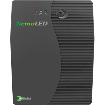 Elsist NEMOLED 80 - 800VA 360W USV Línea-Interactiva Negra Elsist NEMOLED 80 - 800VA 360W USV Línea-Interactiva Negra