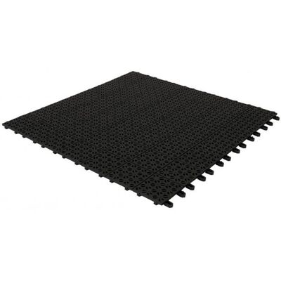 EZOOZA - Multiplate - Nero - piastrella autobloccante per pavimento EZOOZA - Multiplate - Nero - piastrella autobloccante per pavimento