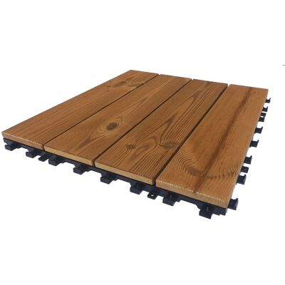 ONEK Smartdeck natur Thermoholz 40x40 Terrassenkachel ONEK Smartdeck natur Thermoholz 40x40 Terrassenkachel