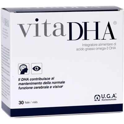 Uga Nutraceuticals Vitadha Omega 3 - Supports Brain & Eye - 30 Vials Uga Nutraceuticals Vitadha Omega 3 - Supports Brain & Eye - 30 Vials