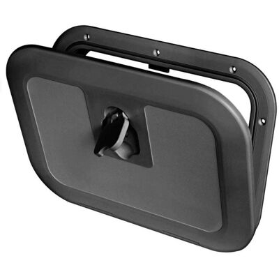 Osculati Inspection Hatch - 520x465mm - Black - Flush CE Osculati Inspection Hatch - 520x465mm - Black - Flush CE