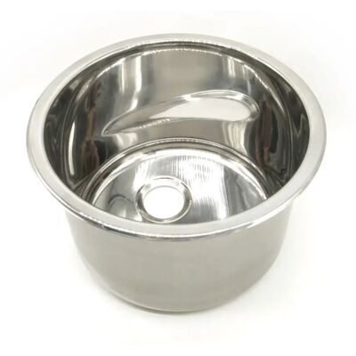 Osculati Lavello tondo in acciaio inox 285 x 180 mm Osculati Lavello tondo in acciaio inox 285 x 180 mm
