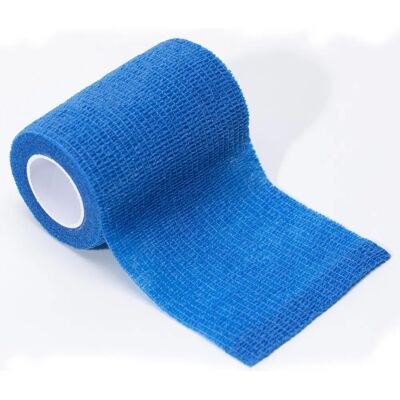 GIMA Fascia Cohesiva Blu 4,5 m x 7,5 cm - Fascia Cohesiva GIMA Fascia Cohesiva Blu 4,5 m x 7,5 cm - Fascia Cohesiva