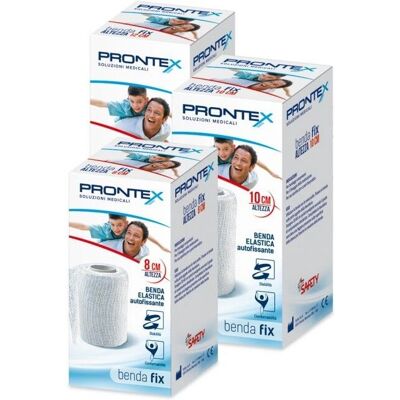 Safety Spa Prontex Benda Elastica 12cm - Bendaggio Compressione Safety Spa Prontex Benda Elastica 12cm - Bendaggio Compressione