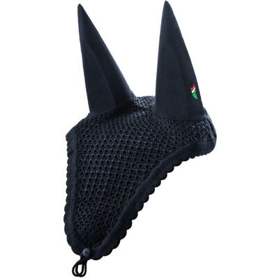 EQUILINE Pferdemaske - Hypoallergen Baumwollstoff, Soundless-Ohren, Verstellbarer Riemen EQUILINE Pferdemaske - Hypoallergen Baumwollstoff, Soundless-Ohren, Verstellbarer Riemen