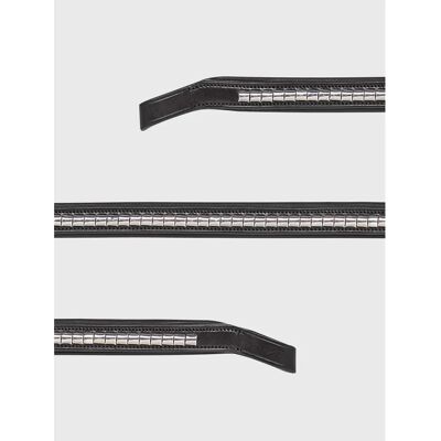 EQUILINE Lederkette für Pferd - Schwarz/Braun - Pferd Lederkette EQUILINE Lederkette für Pferd - Schwarz/Braun - Pferd Lederkette