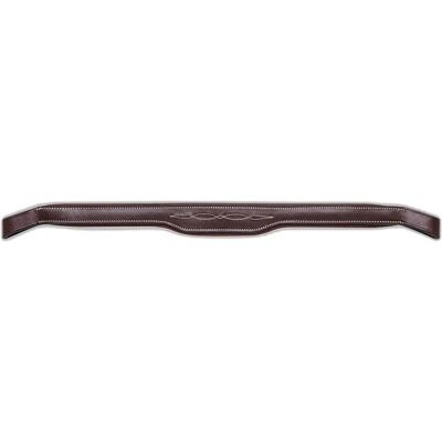 EQUILINE Pferdekopfstück - Gepolsterte Stirnriemen, Kontrastnähte - Schwarz/Braun EQUILINE Pferdekopfstück - Gepolsterte Stirnriemen, Kontrastnähte - Schwarz/Braun