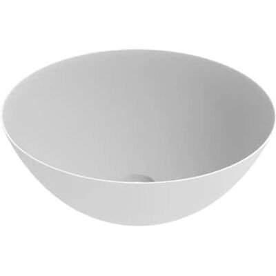 Ercos - Lavabo de cerámica sobre encimera 416x155 mm - Blanco mate Ercos - Lavabo de cerámica sobre encimera 416x155 mm - Blanco mate