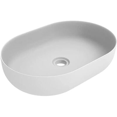Ponsi Lavabo ovalado de pared - Cerámica - 416x600 mm - Baño Moderno Ponsi Lavabo ovalado de pared - Cerámica - 416x600 mm - Baño Moderno