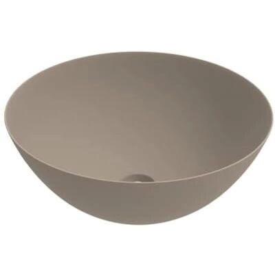 Lavabo in ceramica per piano - Cappuccino Opaco - 416x155mm Lavabo in ceramica per piano - Cappuccino Opaco - 416x155mm