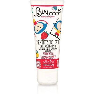 Dentifricio per bambini alla fragola Officina Naturae Biricco - Dentifricio Dentifricio per bambini alla fragola Officina Naturae Biricco - Dentifricio