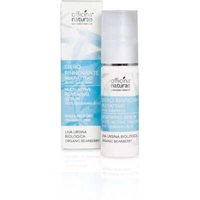 Suero Facial de Ácido Hialurónico Officina Naturae - Renovación Multi-Activa - Natural, Vegano, ICEA Suero Facial de Ácido Hialurónico Officina Naturae - Renovación Multi-Activa - Natural, Vegano, ICEA