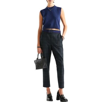 Pantaloni Stampati Neri Benetton - Pantaloni Pantaloni Stampati Neri Benetton - Pantaloni