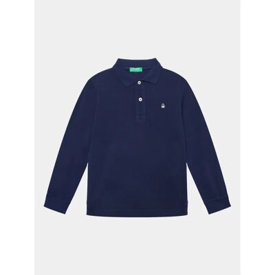 Benetton L Organic Cotton Long Sleeve Polo - Polo shirt Benetton L Organic Cotton Long Sleeve Polo - Polo shirt