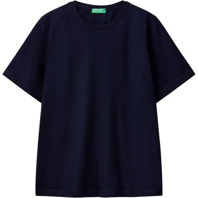 Benetton Modell S T-shirt i Bomull - Kvinnor Benetton Modell S T-shirt i Bomull - Kvinnor