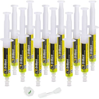 ERRECOM Brilliant - Rilevatore di perdite - 12 x 7,5ml Tracciante UV fluorescente ERRECOM Brilliant - Rilevatore di perdite - 12 x 7,5ml Tracciante UV fluorescente