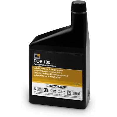 ERRECOM OL6017.K.P2.EC - POE 100 - 100 - 1 L - Lubrifiant - Publicité ERRECOM OL6017.K.P2.EC - POE 100 - 100 - 1 L - Lubrifiant - Publicité