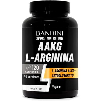 Bandini - AAKG Arginine - 2:1 - 120 comprimés - Complément alimentaire - Publicité Bandini - AAKG Arginine - 2:1 - 120 comprimés - Complément alimentaire - Publicité