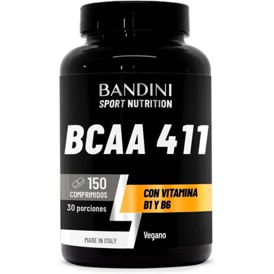Bandini - BCAA 4.1.1 - 150 gélules - BCAA - Supplément - Publicité Bandini - BCAA 4.1.1 - 150 gélules - BCAA - Supplément - Publicité
