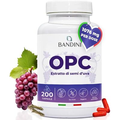 Bandini - OPC Extrait De Pépins De Raisin - 1052 mg par jour - Publicité Bandini - OPC Extrait De Pépins De Raisin - 1052 mg par jour - Publicité