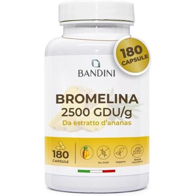Bandini - Bromélaïne Forte - 1000 mg - 180 gélules - Publicité Bandini - Bromélaïne Forte - 1000 mg - 180 gélules - Publicité